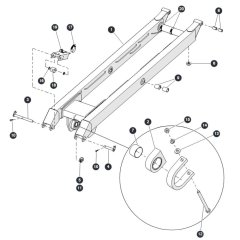 Scissor Level 3 Inside for Skyjack SJ6826 (B200000001 - B200999999) RT Scissor Lift