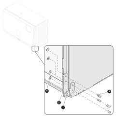 Cabinet Lock - CE for Skyjack SJ6832 (B200000001 - B200999999) RT Scissor Lift