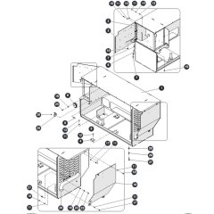 Engine Cabinet for Skyjack SJ6832 (B200000001 - B200999999) RT Scissor Lift