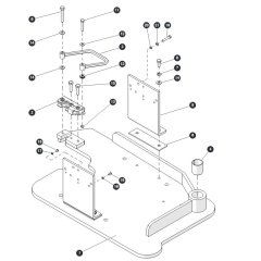 Engine Tray for Skyjack SJ6832 (B200000001 - B200999999) RT Scissor Lift