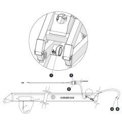 Flashing Light for Skyjack SJ6832 (B200000001 - B200999999) RT Scissor Lift