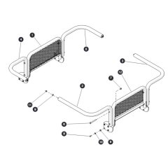 Scissor Guards - CE for Skyjack SJ6832 (B200000001 - B200999999) RT Scissor Lift