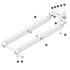 Scissor Level 2 3 & 4 Outside for Skyjack SJ6832 (B200000001 - B200999999) RT Scissor Lift