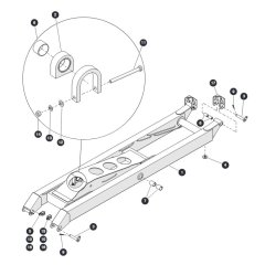Scissors Levels 2 & 4 Inside for Skyjack SJ6832 (B200000001 - B200999999) RT Scissor Lift