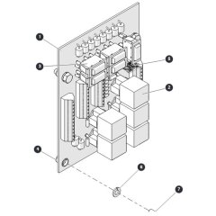 Outrigger PC Board for Skyjack SJ6832 RTE (B201000001 - B201999999) RT Scissor Lift
