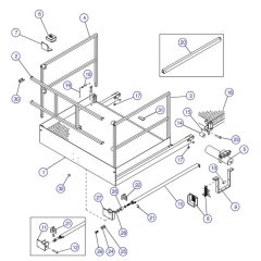 4ft Powered Extension Platform for Skyjack SJ8831 RT Scissor Lift