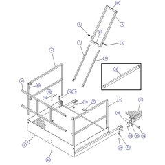 4ft Roll Out Extension Platform for Skyjack SJ8831 RT Scissor Lift