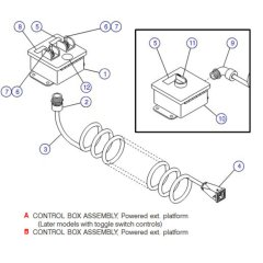 Powered Extension Platform Control Box for Skyjack SJ8831 RT Scissor Lift
