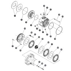 Brakes Rear Axle for Skyjack SJ9233 RT Scissor Lift
