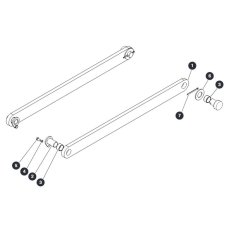 Centering Bar Bottom for Skyjack SJ9233 RT Scissor Lift
