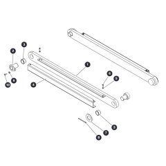 Centering Bar Top for Skyjack SJ9233 RT Scissor Lift