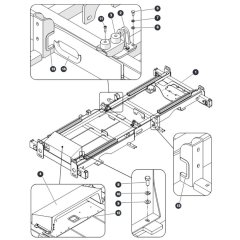 Chassis for Skyjack SJ9233 RT Scissor Lift
