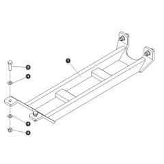 Drive Shaft Guard for Skyjack SJ9233 RT Scissor Lift
