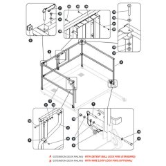 Extension Deck Railings for Skyjack SJ9233 RT Scissor Lift