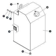 Fuel Tank for Skyjack SJ9233 RT Scissor Lift
