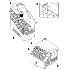 Labels - Control Boxes for Skyjack SJ9233 RT Scissor Lift