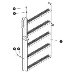 Ladder for Skyjack SJ9233 RT Scissor Lift