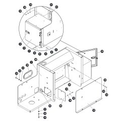 Lateral Bracket Left Side for Skyjack SJ9233 RT Scissor Lift