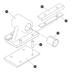Lower Slider for Skyjack SJ9233 RT Scissor Lift