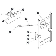 Maintenance Stand - Bottom for Skyjack SJ9233 RT Scissor Lift