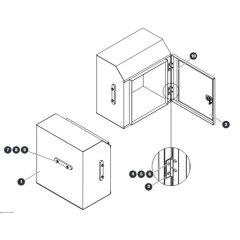 Storage Box for Skyjack SJ9233 RT Scissor Lift