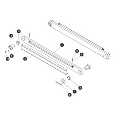 Centering Bar - Top for Skyjack SJ9243 RT Scissor Lift