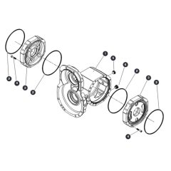 sj9243rt-central-housing-rear-axle for Skyjack SJ9243 RT Scissor Lift