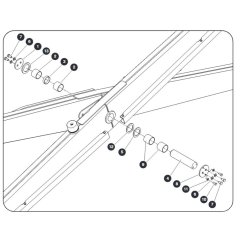 Center Pin for Skyjack SJ9243 RT Scissor Lift