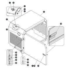 Engine Cover for Skyjack SJ9243 RT Scissor Lift