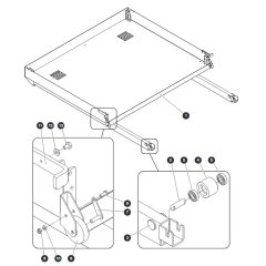 Extension Deck Platform for Skyjack SJ9243 RT Scissor Lift