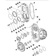 Gear Box - Rear Axle for Skyjack SJ9243 RT Scissor Lift