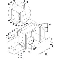 Lateral Bracket - Left Side for Skyjack SJ9243 RT Scissor Lift