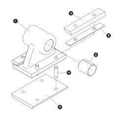 Lower Slider for Skyjack SJ9243 RT Scissor Lift