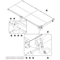 Main Platform Deck for Skyjack SJ9243 RT Scissor Lift