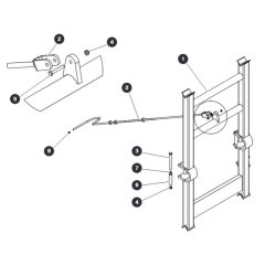 Maintenance Stand - Bottom for Skyjack SJ9243 RT Scissor Lift
