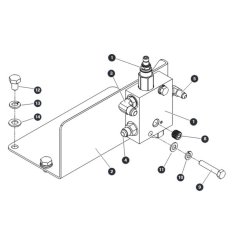 Pressure Reducing Manifold for Skyjack SJ9243 RT Scissor Lift