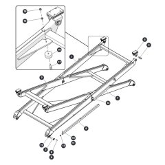 Scissor Level Top for Skyjack SJ9243 RT Scissor Lift