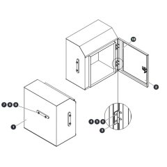 Storage Box for Skyjack SJ9243 RT Scissor Lift
