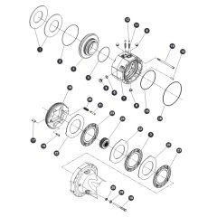 Brakes - Rear Axle for Skyjack SJ9253 RT Scissor Lift