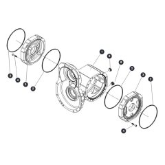 Central Housing - Rear Axle for Skyjack SJ9253 RT Scissor Lift