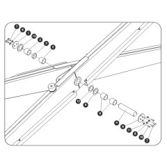 Center Pin for Skyjack SJ9253 RT Scissor Lift