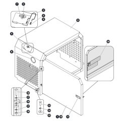 Engine Cover for Skyjack SJ9253 RT Scissor Lift