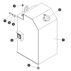 Fuel Tank for Skyjack SJ9253 RT Scissor Lift