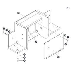 Lateral Bracket - Right Side for Skyjack SJ9253 RT Scissor Lift