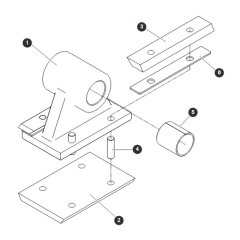 Lower Slider for Skyjack SJ9253 RT Scissor Lift