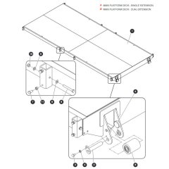 Main Platform Deck for Skyjack SJ9253 RT Scissor Lift