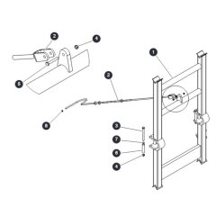 Maintenance Stand - Bottom for Skyjack SJ9253 RT Scissor Lift