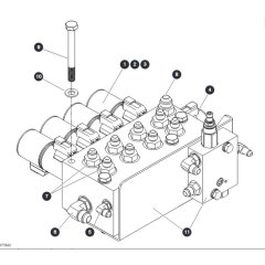 Outrigger Manifold for Skyjack SJ9253 RT Scissor Lift