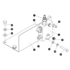 Pressure Reducing Manifold for Skyjack SJ9253 RT Scissor Lift