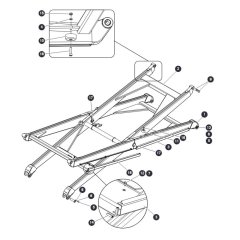 Scissor Level 2/4 for Skyjack SJ9253 RT Scissor Lift